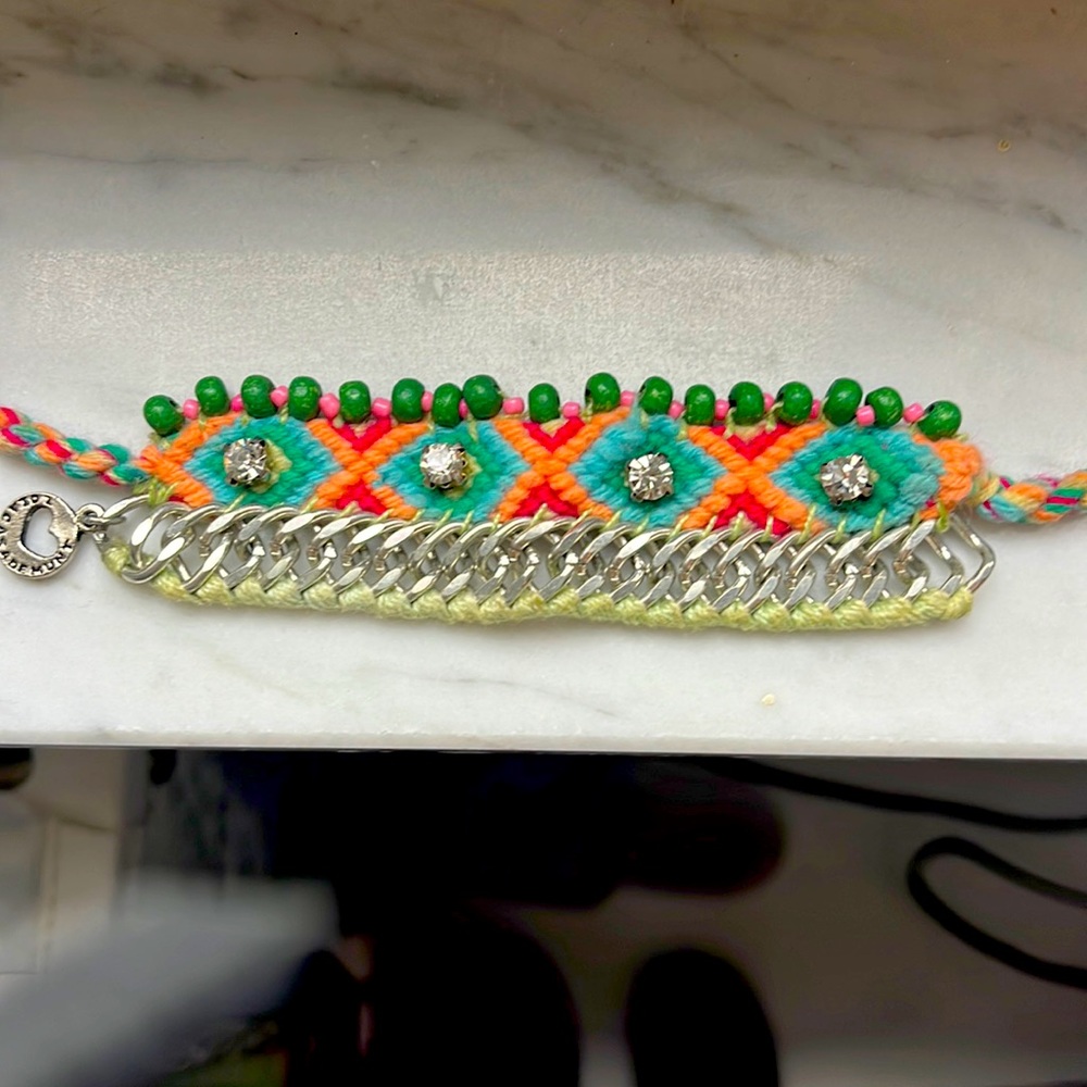 LOLA CASADEMUNT embroided bracelet